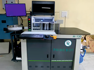 SS Letter Banding Machine - SignJunction's advanced manufacturing equipment