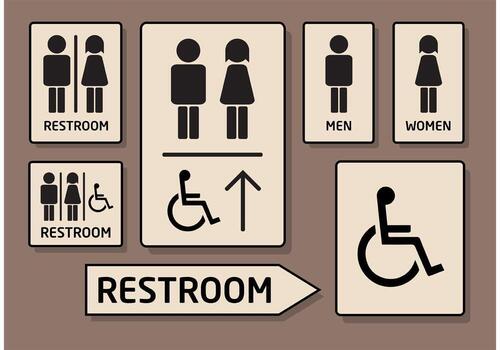 Restroom Signs project 1