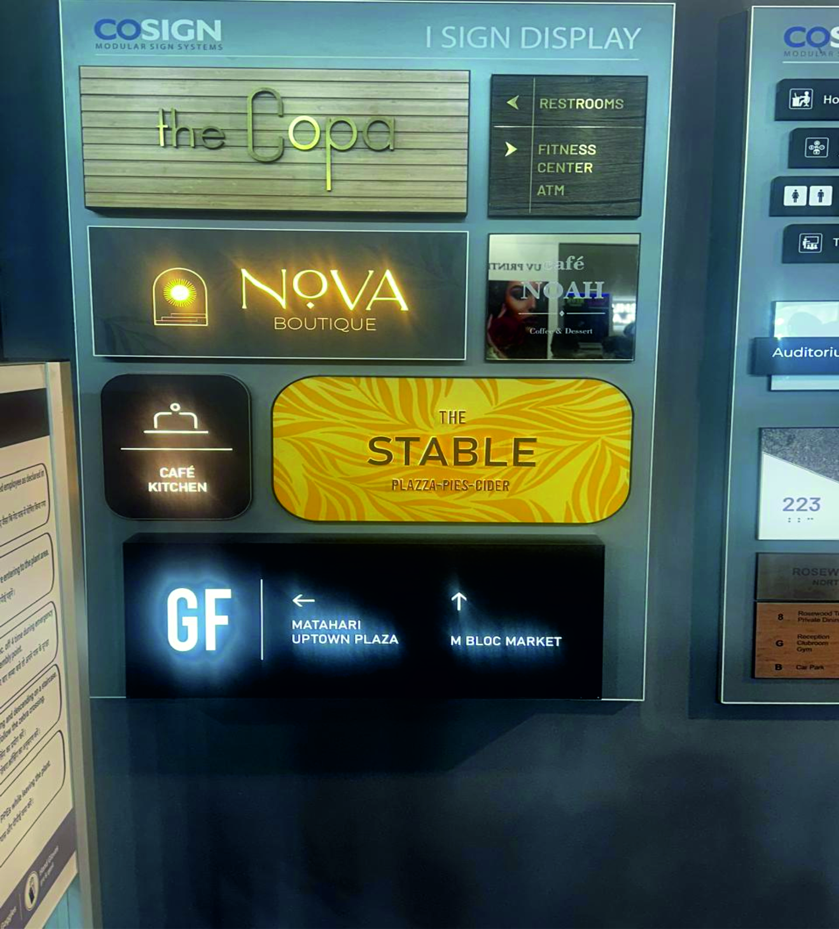 Door Signs signage installation showcasing SignJunction's professional work